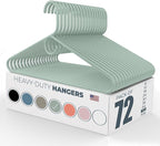 Neaties Heavy Duty Clothes Hangers 50+ Pack – Made in The USA – 8lb Capacity by NeatiesHangers
