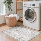 jinchan Kalen Area Rug 2x3 Washable Entryway Rug Vintage Doormat Indoor - Image 2