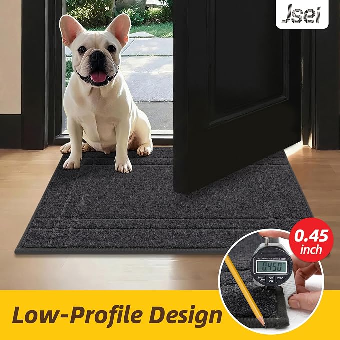 JSEI Entryway Rugs Doormat 20"x32", Non-Slip Dirt Trapper Door Mats Indoor - Image 7
