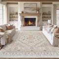 zesthome 8x10 Area Rugs for Living Room, Non-Slip Backing Washable Rugs by Zesthome