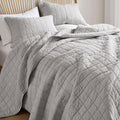 Hyde Lane Luxury Linen Quilt Set Queen Size, Organic European Flax Cotton Blend by HydeLane