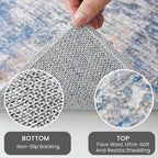 IOHOUZE Abstract Runner Rug 3x20 Ft Extra Long Washable Runners - Image 4