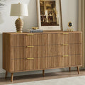 LYNSOM 55" Wide Fluted Dresser for Bedroom by LYNSOM