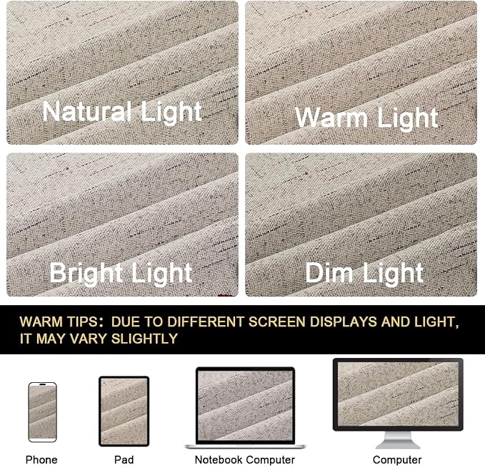 PrinceDeco 100% Blackout Curtains - Image 8