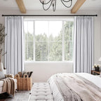 Topfinel White 100% Blackout Curtains 84 Inch Long 2 Panels Set, Pinch Pleat - Image 6