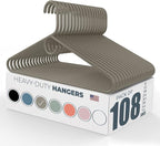 Neaties Heavy Duty Clothes Hangers 100 Pack – Made in The USA – 8lb Capacity by NeatiesHangers