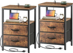 Huuger Nightstands Set of 2, End Tables by Huuger