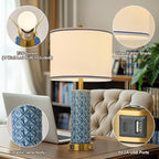 Set of 2 Table Lamp for Living Room Bedroom Farmhouse - Image 5