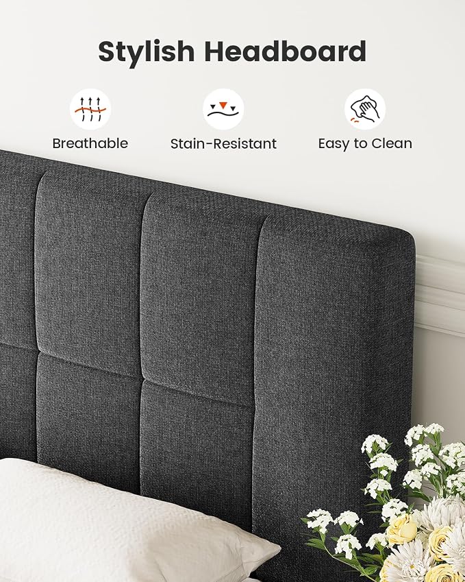 Amada Twin Platform Bed Frame - Image 7