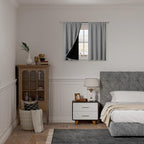BGment 100% Blackout Curtains for Bedroom 54 Inch Length 2 Panels, Thermal - Image 2