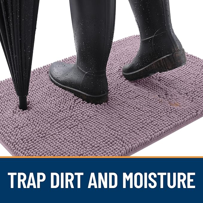 OLANLY Dog Door Mat for Muddy Paws 47x32, Absorbs Moisture and Dirt, Absorbent - Image 2