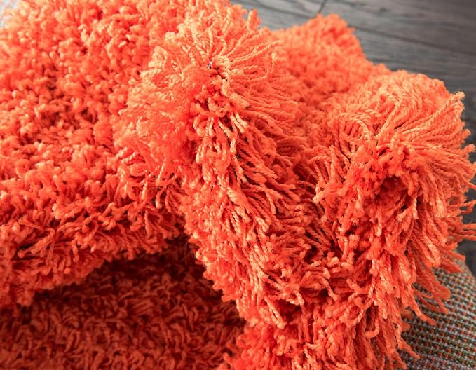 Unique Loom Solid Shag Collection Area Rug - Image 8
