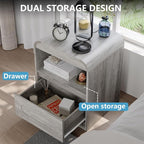 4 Pcs Bedroom Set, Dresser and Nightstand Sets, Modern Wooden Tall 6 Drawer - Image 5