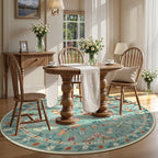 Lahome Insect Washable Round Area Rug, Soft Round Rugs 6ft Ultra-Thin Non-Slip - Image 3