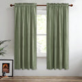 StangH Sage Green Curtains 72 inches Long Velvet Room Darkening by StangH