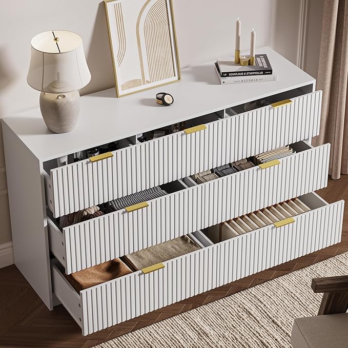 3-Piece Dresser Bedroom Set, 7 Drawer Dresser & 2 Drawer Nightstands - Image 5