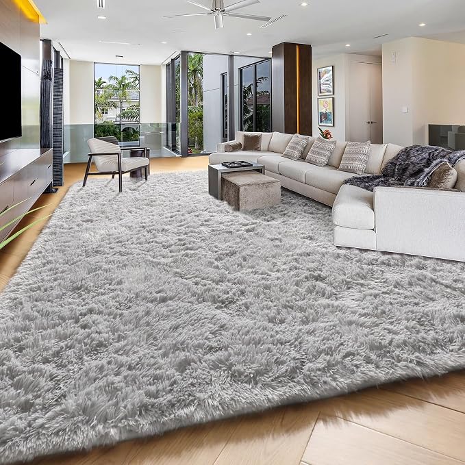 PAGISOFE Super Soft Shaggy Rugs Carpets, 5x7 Feet, Plush Washable Area Rugs - Image 3