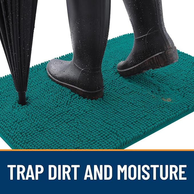 OLANLY Dog Door Mat for Muddy Paws 30x20, Absorbs Moisture and Dirt, Absorbent - Image 2