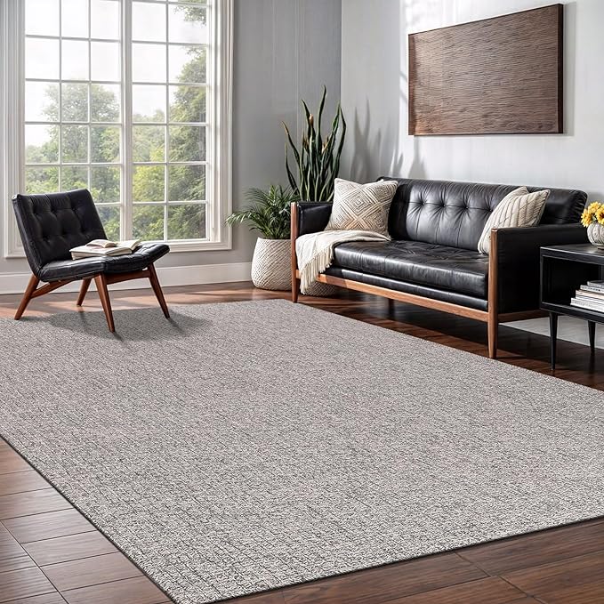 Easy Jute Rug 4x6 Indoor Outdoor Natural Rugs Solid Fiber Rug Woven Area Rug - Image 4
