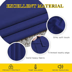 NICETOWN Blackout Living Room Curtains Extra Wide, Triple Weave Grommet Top - Image 4