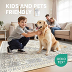 zesthome 8x10 Area Rugs for Living Room, Non-Slip Backing Washable Rugs - Image 7