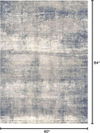 5x7 Area Rugs - Ultra-Thin Washable Rug - Modern Abstract Style - Image 2