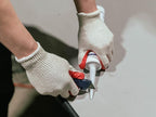 SAVER Non-Slip Red Work Gloves for Construction Latex Rubber Palm Coated - Image 7