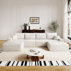 136" Sectional Couches for Living Room Modern Modular Sofa by AUGOP