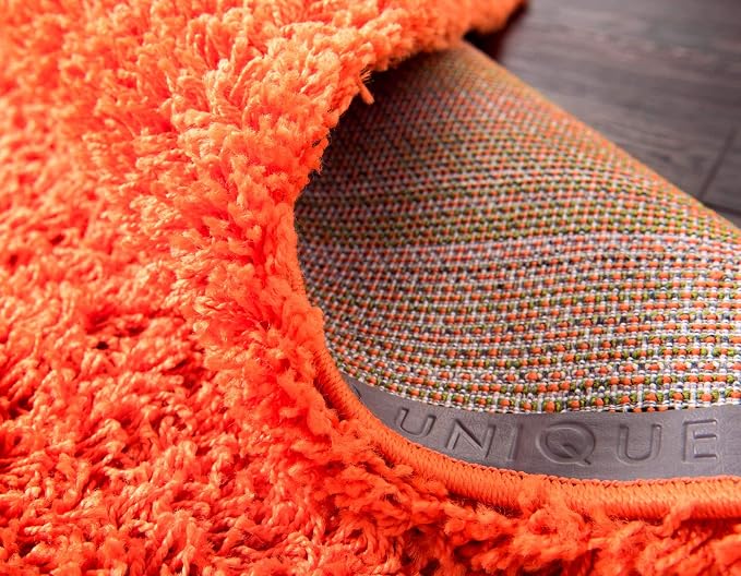 Unique Loom Solid Shag Collection Area Rug - Image 7