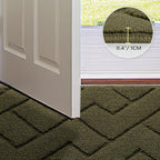 hicorfe Front Door Mat Outside Entrance, Stain and Fade Resistant, Non Slip - Image 4