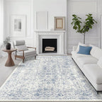 4x6 Rug, Small Area Rug for Living Room, Machine Washable Non-Slip Throw Rug by vivorug