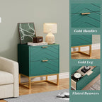 Anbuy 3 Pieces Bedroom Sets, 6 Drawer Dresser and Nightstand Sets - Image 5