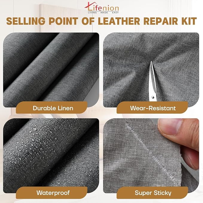 Fabric Repair Patches, Linen Self-Adhesive Fabric Repair Tape, Strong Sticky - Image 3