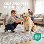 zesthome 7x9 Area Rug, Super Soft Washable Rugs - Image 7