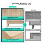 LINSY HOME Rattan Dresser for Bedroom - Image 7