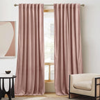 RYB HOME Velvet Closet Curtains 84 inches, Room Darkening Thermal Insulated by RYBHOME