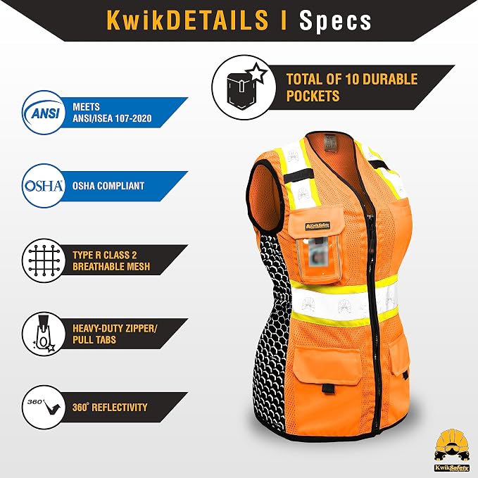 KwikSafety - Charlotte, NC - FIRST LADY Safety Vest - Image 5