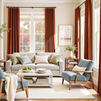 Lazzzy Velvet Blackout Curtains Thermal Insulated Room Window Drapes Super Soft - Image 7