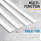 Adhesive V Shape Weatherstrip, Weather Stripping Door Seal Strip Foam Door - Image 5