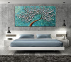 YaSheng Art - 100% hand painted Flower Art Oil Painting On Canvas Texture - Image 6