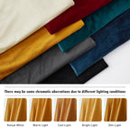 RYB HOME Gold Velvet Curtains 102 inches, Back Tab Soft Fabric Room Darkening - Image 7