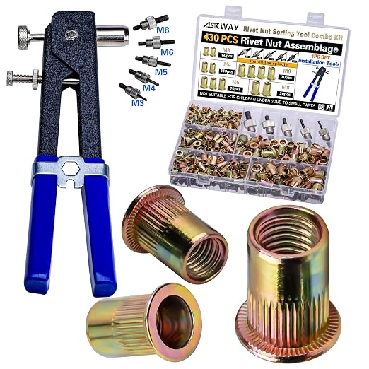 Pressure Rivet Nut Tool Kit, Suitable by ASKWAY