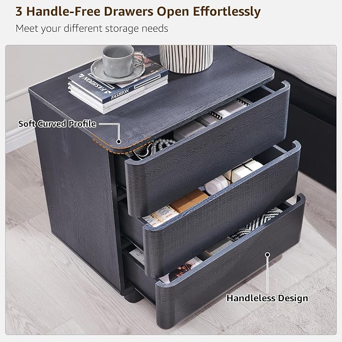 ACCOHOHO 22" Modern Nightstand Set of 2 - Image 6