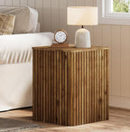 Solid Wood Square End Table by TribewoodbyTribesigns