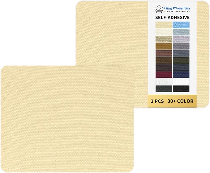 KING MOUNTAIN Canvas Repair Patch 9 x11 Inch 2 Pcs Self-Adhesive Waterproof by ForABetterHomeLife