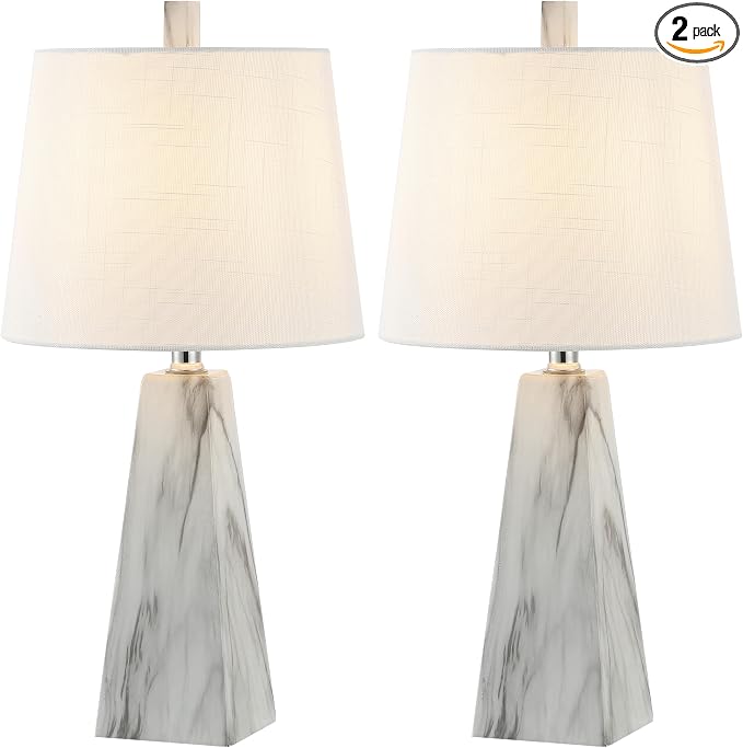 JONATHAN Y JYL1037A-SET2 Owen 20.5" Resin LED Table Lamp Contemporary, Living by JONATHANY