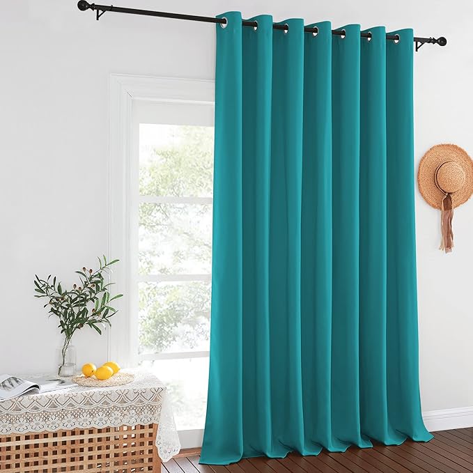 NICETOWN Blackout Curtains for Sliding Glass Door Room Divider Noise Reduce - Image 8