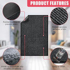 Kuyal Front Door Mat, Commercial Floor Mats Inside Outside Entrance, Heavy Duty - Image 4