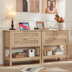 LEYAOYAO 31.5" Wide Rattan Night Stand Set 2 by LEYAOYAO-Findtheshiningpointofyourideallife%EF%BC%81