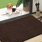 OLANLY Dog Door Mat for Muddy Paws 47x32, Absorbs Moisture and Dirt, Absorbent by OLANLY
